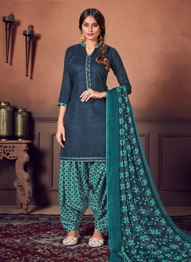 Alok suit Designer daily wear Printed Patiyala and Duptta Suite Collections